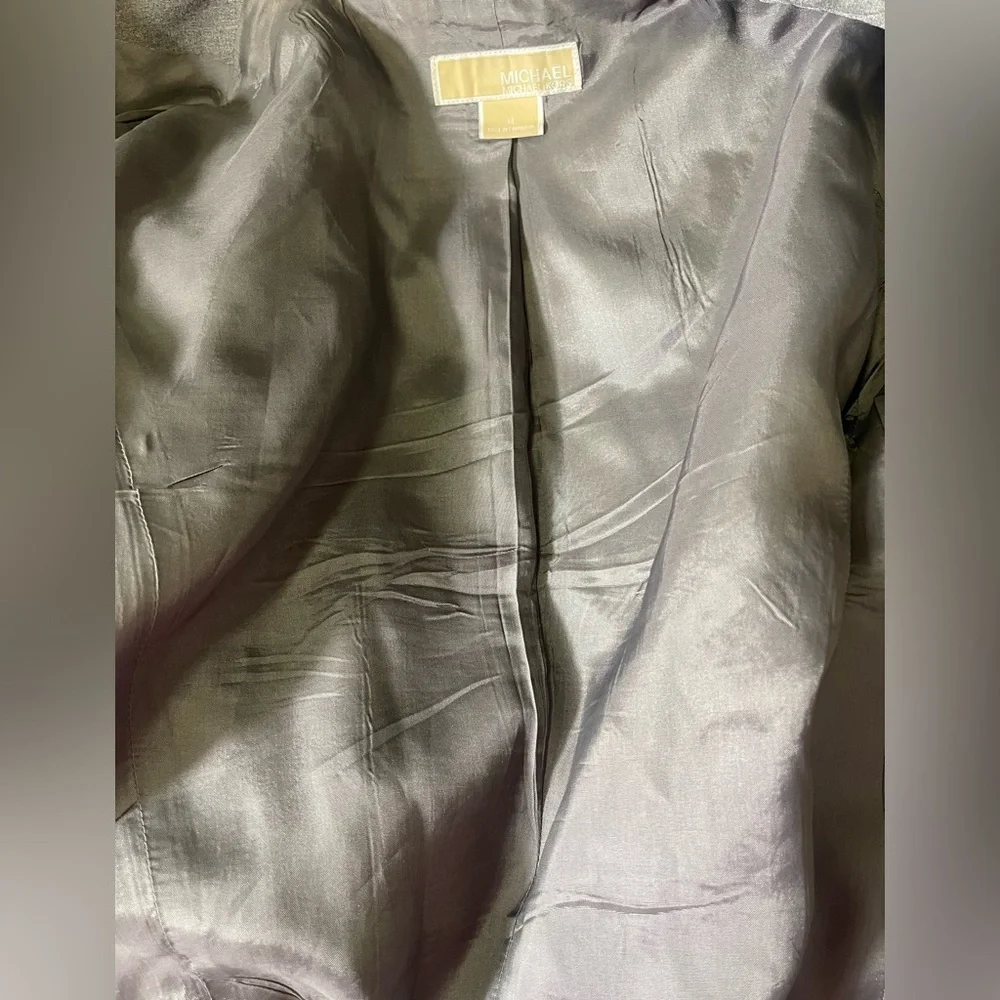 Michael Kors Gray Blazer Tailored Suit Jacket‎